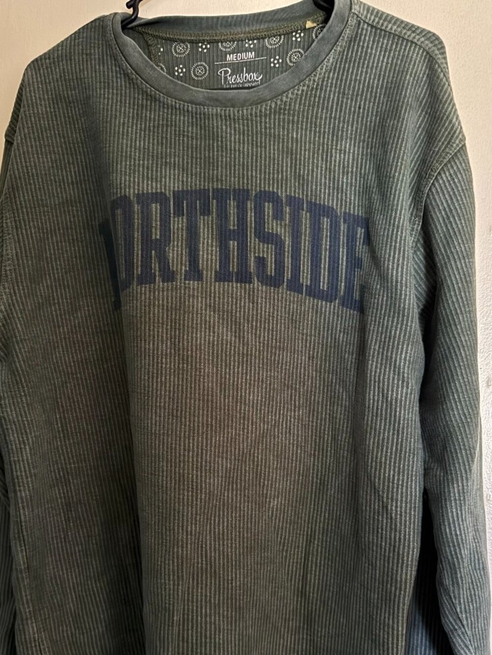 Pressbox oversized ribbed sweatshirt